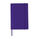 Carnet thermogravé avec poche A5 pages lignées JournalBooks Classic couleur mauve deuxième vue frontale