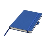 Carnet personnalisé avec poche A5 pages lignées JournalBooks Cream couleur bleu