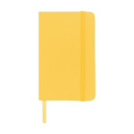 Carnets de poche en couleur vive A6, pages lignées Notes couleur jaune deuxième vue frontale