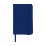 Carnets de poche en couleur vive A6, pages lignées Notes couleur bleu marine deuxième vue frontale
