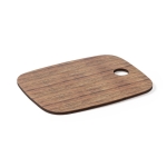 Planche à découper personnalisée en bois avec trou de suspension Wood couleur naturel deuxième vue