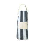 Tablier en coton biologique à rayures avec une poche Organic Lines deuxième vue