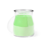 Bougies personnalisées aromatiques en pot aux senteurs variées Colors couleur vert clair première vue