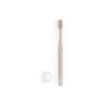 Brosse à dents en paille de blé avec capuchon protecteur Wheat couleur naturel deuxième vue
