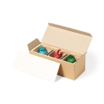 Kit de jardinage avec logo et trois types de graines Kit jardinage DIY couleur naturel deuxième vue