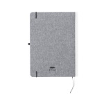 Carnet écologique rigides en RPET A5 avec des pages lignées Mark septième vue