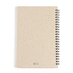 Carnet en paille de blé A5 avec pages lisses Nature Wheat deuxième vue