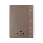 Carnet avec couverture en fibre de café A5 feuilles rayées CoffeeFiber sixième vue