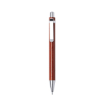 Stylo en bois naturel avec clip en métal et encre bleue Pulse Wood couleur bois première vue