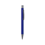 Stylo économiques en aluminium recyclé avec encre bleue Eco Alu couleur bleu première vue