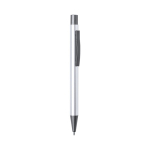 Stylo économiques en aluminium recyclé avec encre bleue Eco Alu couleur argenté première vue