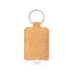 Porte-clés lampe de poche en liège à personnaliser Cork couleur naturel première vue
