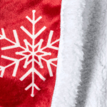 Couverture de Noël avec des flocons de neige 380 g/m2 SnowFlake quatrième vue