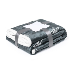 Couverture de Noël avec des flocons de neige 380 g/m2 SnowFlake première vue