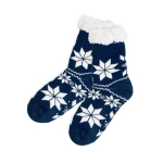 Chaussettes antidérapantes personnalisées de Noël Cozy Xmas première vue