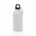 Petite gourde en aluminium aux couleurs vives 400ml Cruiser couleur blanc première vue
