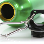 Petite gourde en aluminium aux couleurs vives 400ml Cruiser couleur vert deuxième vue