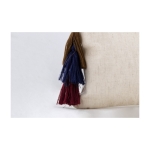 Trousse de toilette en chanvre avec pompons décoratifs 200 g/m² Hemp couleur naturel deuxième vue