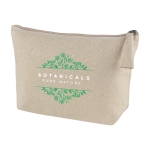 Trousse de toilette simple en jute et lurex 200 g/m² Lorex Jute couleur naturel cinquième vue