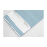 Sac à goûter carré en matériaux recyclés avec fermeture Sandwich RPET couleur bleu troisième vue