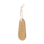 Lime en bambou avec cordon en coton promotionnel Bamboo Rasp couleur naturel deuxième vue