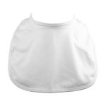 Bavoir en polyester pour sublimation avec fermeture velcro Yum Sublim couleur blanc troisième vue