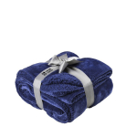 Couverture deux faces en velours et sherpa Rainy Day avec zone d'impression