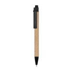 Stylo éco personnalisable avec corps en carton Encre bleue Liberty couleur noir première vue