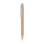 Stylo éco personnalisable avec corps en carton Encre bleue Liberty deuxième vue