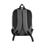 Sac à dos recyclé pour ordinateur avec sortie pour casque Daywork couleur gris troisième vue