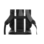 Sac à dos de conférence multipoches avec rembourrage en RPET Proofed couleur gris deuxième vue