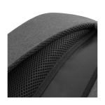 Sac à dos de conférence multipoches avec rembourrage en RPET Proofed couleur gris vue détail 2