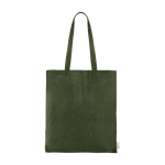 Sac en coton recyclé avec longues poignées 140 g/m2 Upcycling première vue