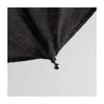 Parapluie pliant à ouverture manuelle en plastique recyclé Ø95 Reuse couleur noir sixième vue