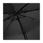 Parapluie pliant à ouverture manuelle en plastique recyclé Ø95 Reuse couleur noir vue détaillée