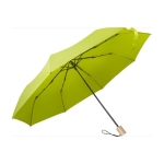 Parapluie pliant à ouverture manuelle en plastique recyclé Ø95 Reuse couleur vert première vue