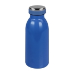 Gourde en acier inoxydable petite pour la publicité 350 ml Kioto couleur bleu première vue
