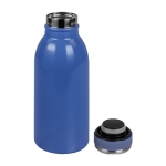 Gourde en acier inoxydable petite pour la publicité 350 ml Kioto couleur bleu vue détaillée