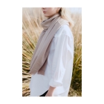 Châle en acrylique avec finition douce, franges courtes Foulard Wind première vue