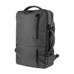 Sac à dos et sacoche 2 en 1 RPET avec finition imperméable Wallstreet couleur gris première vue
