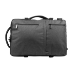 Sac à dos et sacoche 2 en 1 RPET avec finition imperméable Wallstreet couleur gris vue détaillée