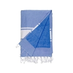 Serviette paréo de différentes couleurs avec décoration Pareo Maui couleur bleu première vue