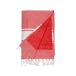 Serviette paréo de différentes couleurs avec décoration Pareo Maui couleur rouge première vue