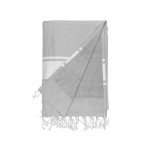 Serviette paréo de différentes couleurs avec décoration Pareo Maui couleur gris première vue