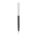 Stylo personnalisés en aluminium avec corps laqué à l'encre bleue Lake couleur noir première vue