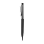 Stylo personnalisés en aluminium avec corps laqué à l'encre bleue Lake couleur noir cinquième vue