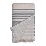 Serviette publicitaire avec logo en coton 340 g/m2 Holidays couleur bleu première vue