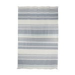 Serviette publicitaire avec logo en coton 340 g/m2 Holidays couleur bleu troisième vue