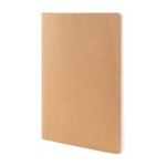 Carnet en papier de pierre éco A5 avec des pages lisses Eco Paper couleur naturel quatrième vue