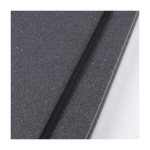Carnet rigide en cuir recyclé A5 pages lignées Leather Reuse première vue